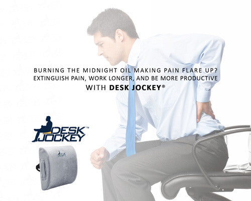 Feel Better By Sitting Properly - Desk Jockey LLC