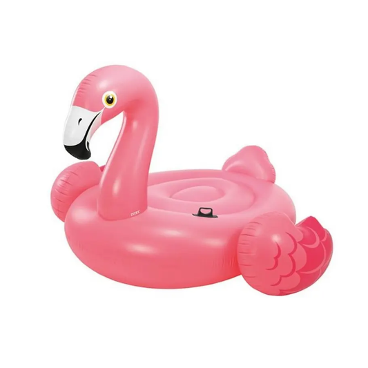 Flamingo Inflatable Pool Floats,Pool Tubes Swim Ring Pink Pool Float with Handle