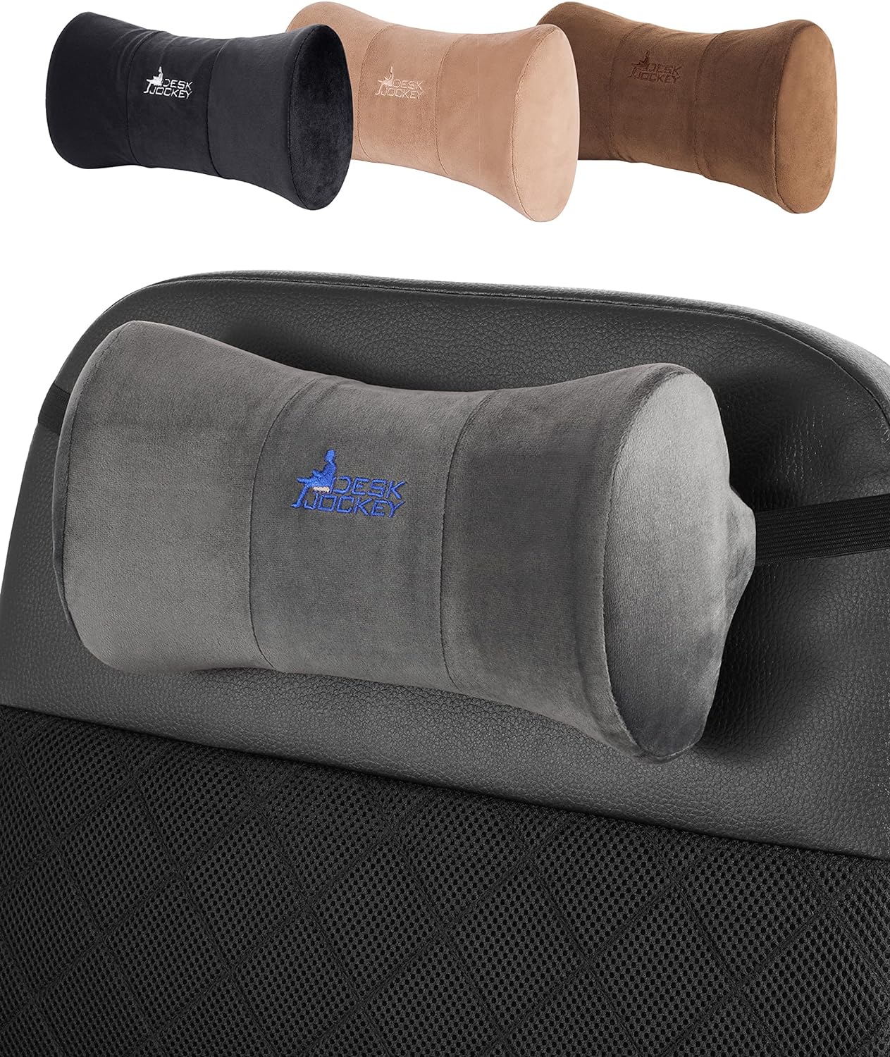 Neck Pillow Headrest Support Cushion - Clinical Grade Memory Foam for Chairs, Recliners, Driving Bucket Seats (BACK UP)