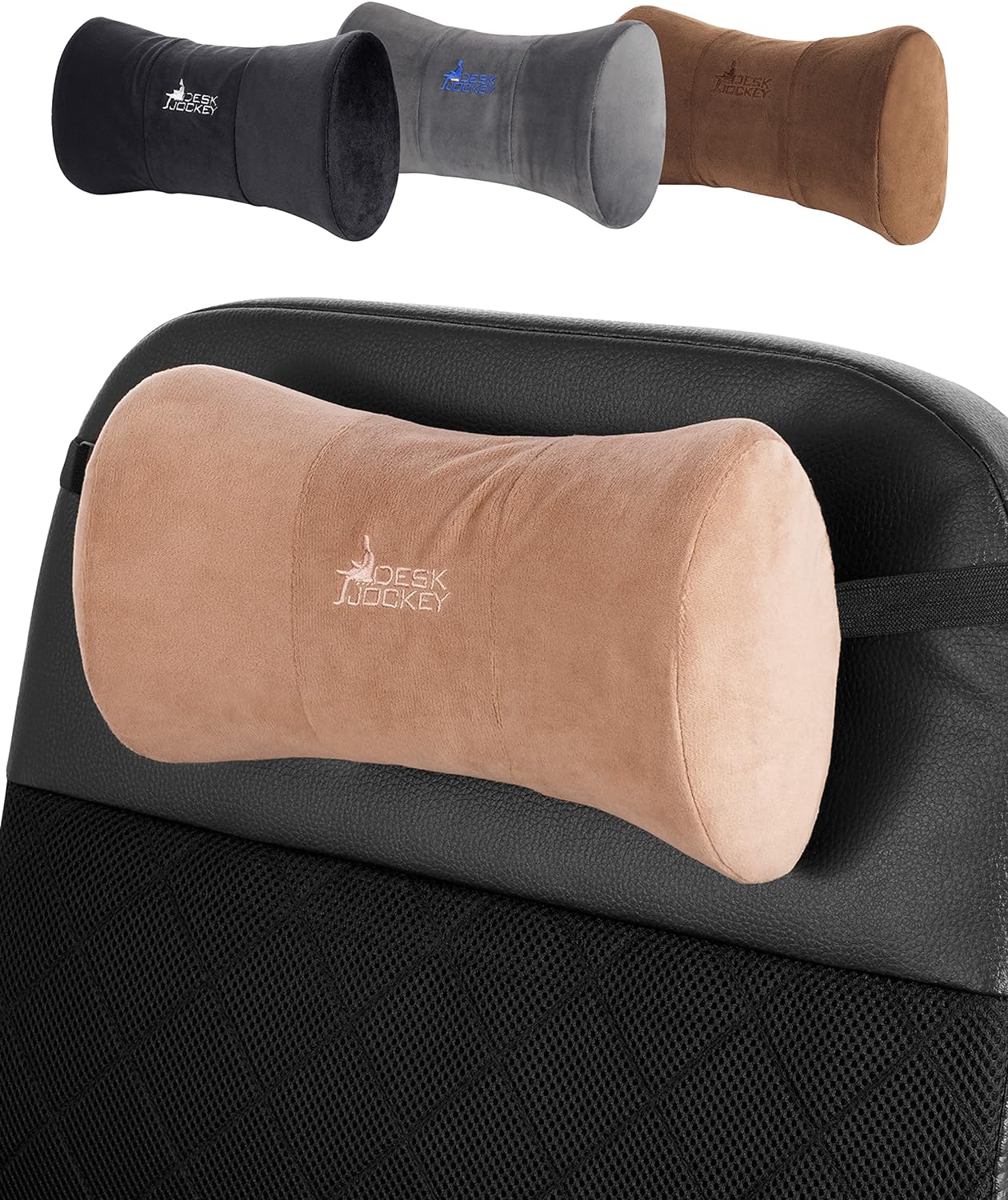 Neck Pillow Headrest Support Cushion - Clinical Grade Memory Foam for Chairs, Recliners, Driving Bucket Seats (BACK UP)