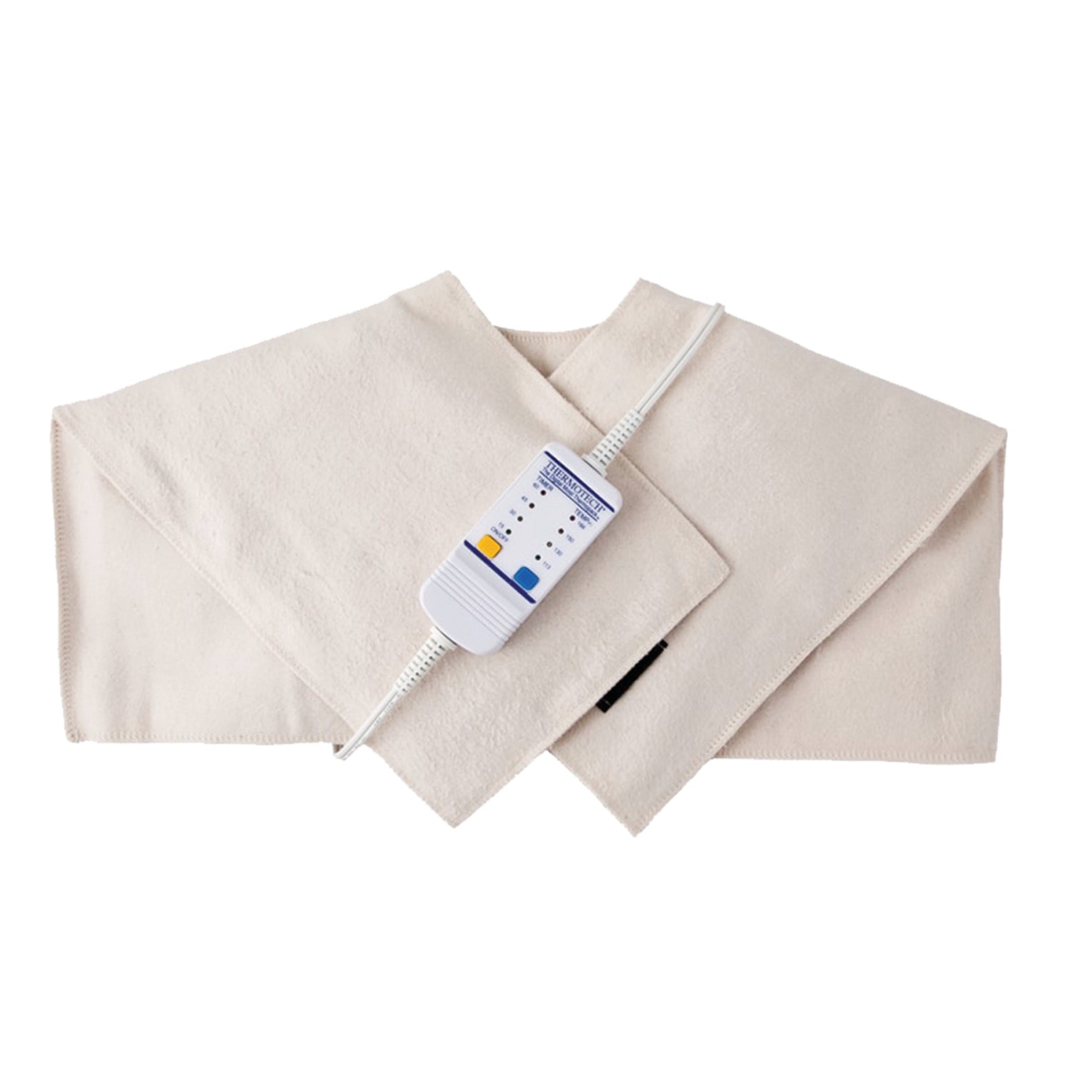 Medical Grade Heating pad with Automatic Moist Heat by Thermotech, High Heat Heating pad for Back Pain and Cramps - Neck & Shoulder Digital - 18 x 17
