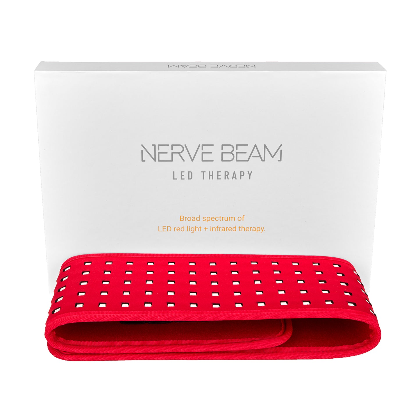 NerveBeam LED Light Therapy Wrap: Pain relief with 525 LEDs, adjustable straps, and high temperatures