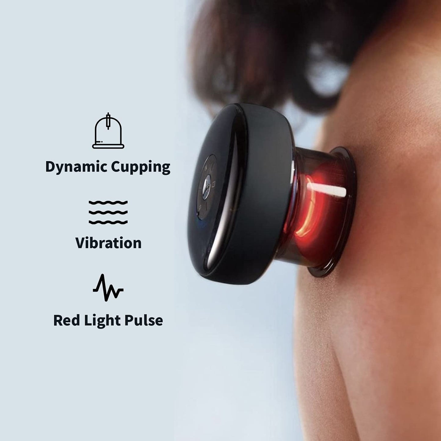 Powered Cupping Therapy by VacuCup – Myofacial Release, Trigger Point Release, Increase Circulation, Cell Repair and Increase Flexibility. Cupping Therapy Massager for Neck, Back, Quad, Calf and More.