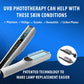 Brightwand UV Phototherapy: Cordless UV 311nm Phototherapy for Effective Home Treatment with Medical-Grade Philips Bulb for Different Skin Condition
