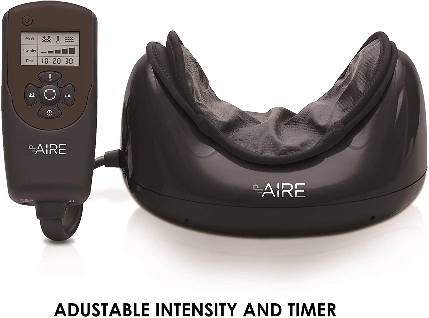 AIRE Neck Massager: Air Compression, Heat, Vibration For Pain Relief – Desk  Jockey LLC