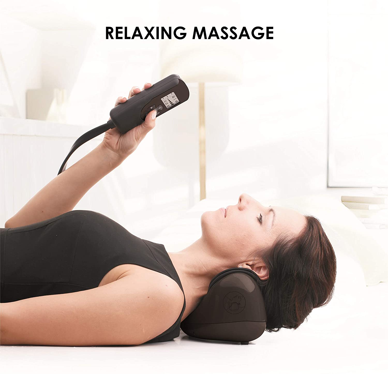 AIRE Neck Massager: Air Compression, Heat, Vibration For Pain Relief – Desk  Jockey LLC