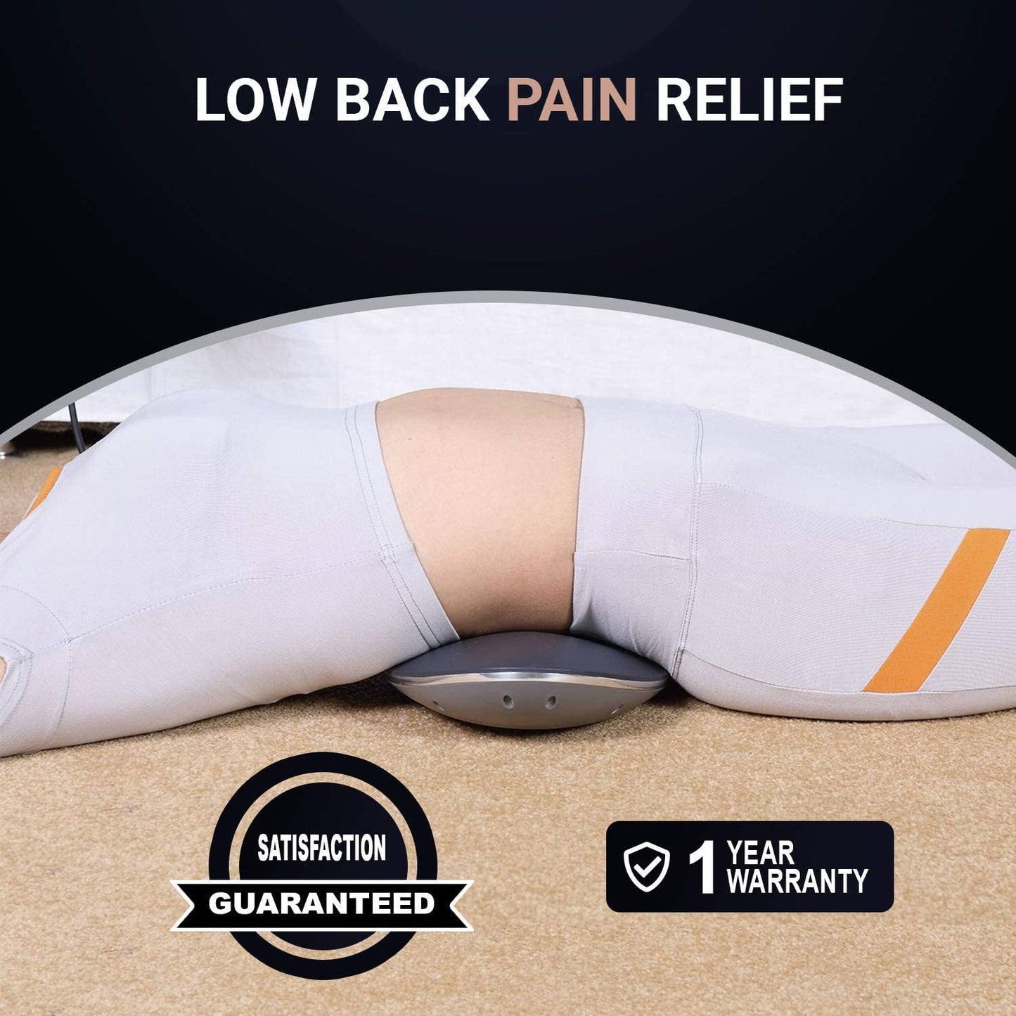 Back Pain Relief - Dynamic wedge cervical traction device