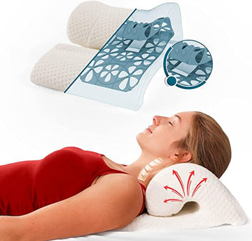 Desk Jockey's 5-in-1 Cervical Pillow for Neck Pain