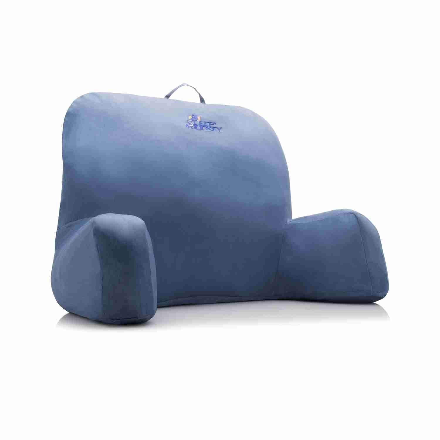 Bed Reading Pillow with Egyptian Cotton Casing - Desk Jockey LLC