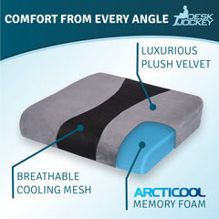 Extra Large Arcticool Memory Foam Seat Cushion